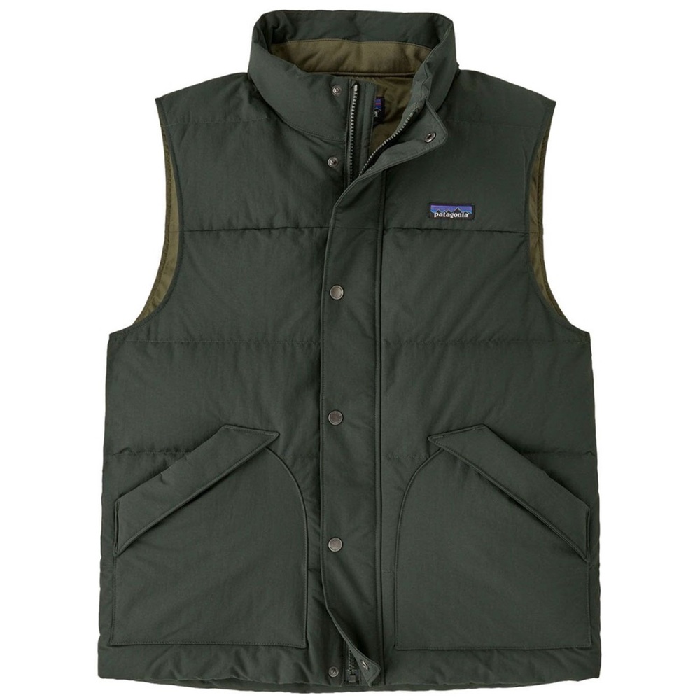 Patagonia Men's Downdrift Vest in Old Growth Green